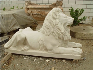 Lion Statuary Leo Statue Animal Sculpture Carvings