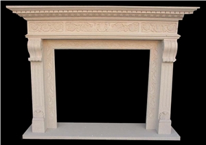 Marble Fireplace Mantel Surround Hearth