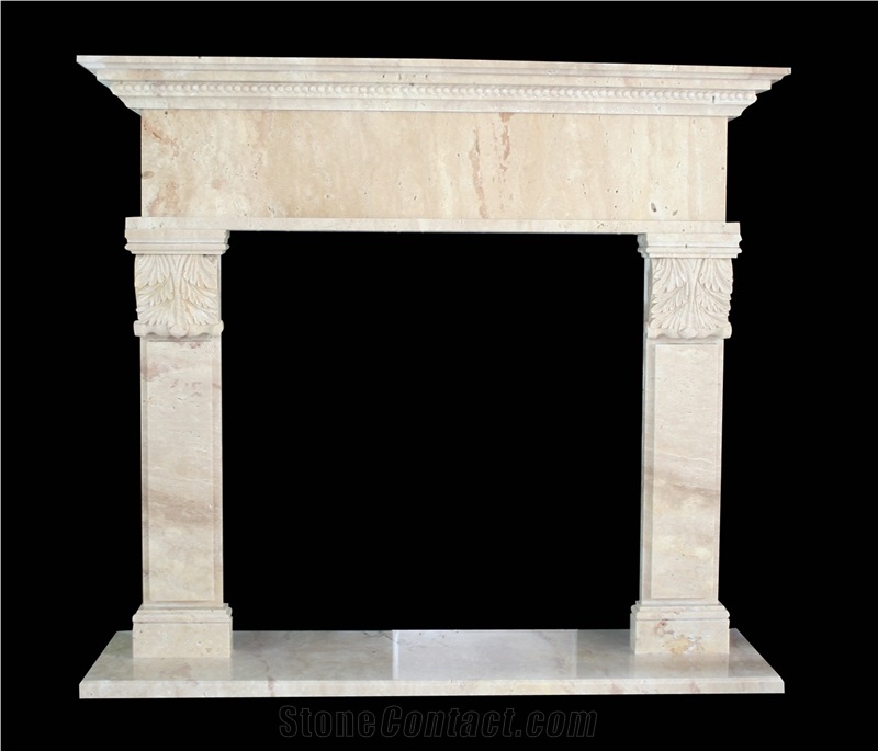 Marble Fireplace Mantel Surround Hearth