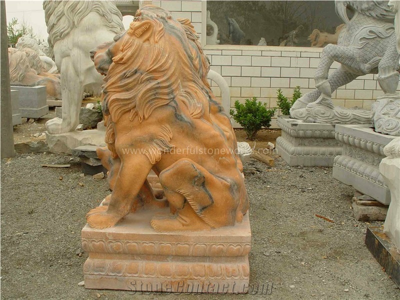 Marble Horse Statue Natural Animal Stone Craft