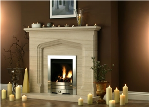 Mocca Cream Fireplace Mantel Surround Hearth