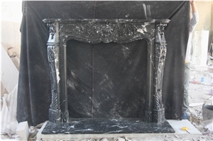 Nero Marquina Fireplace Mantel Surround Heath