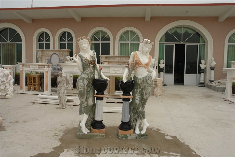 Statue Statuary Sculptures Carving Natural Stone