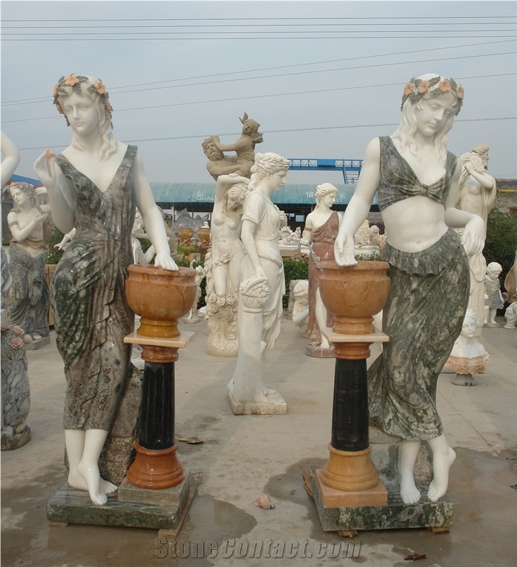 Statue Statuary Sculptures Carving Natural Stone