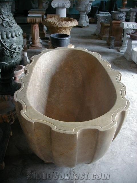 Stone Sculptured Bath Tub Bathtub Factory Direct