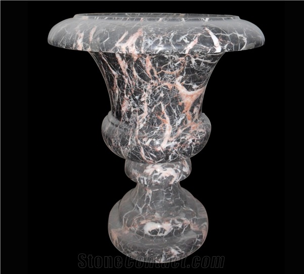 White Marble Flower Pots Stone Vases Stone Urns