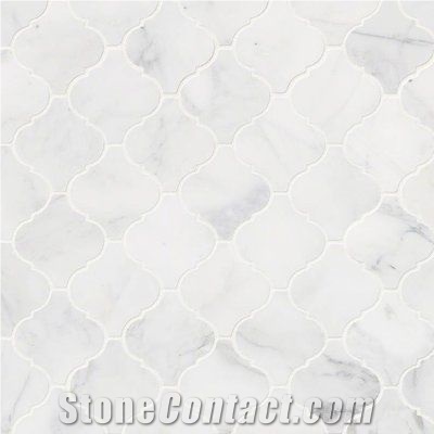 Arabesque Marble Bathroom Wall Mosaic Floor Mosaic