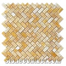 Basketweave Bathroom Floor Mosaic Wall Mosaic