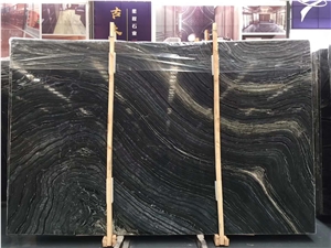 Black Marble Floor Tile Black Serpeggianite Marble
