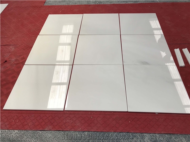 Chian White Jade Marble Slabs Polished Wall Tiles