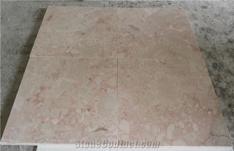 China Beige Marble Flower Beige Slabs Floor Tiles