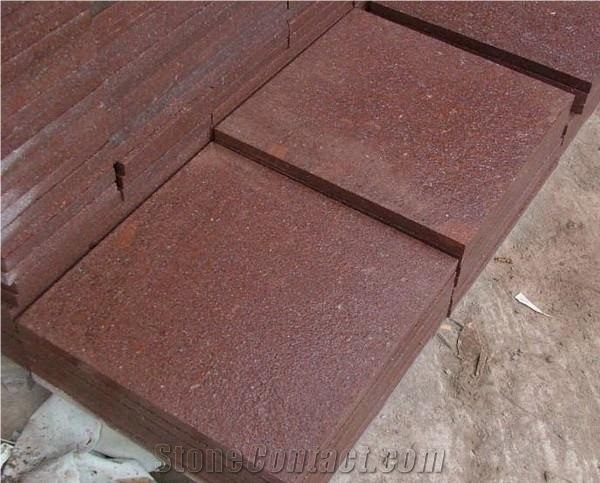 China Putian Red Granite Slabs & Flooring Tiles