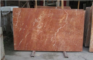 Coral Red Marble Slabs Bathroom Wall Tiles