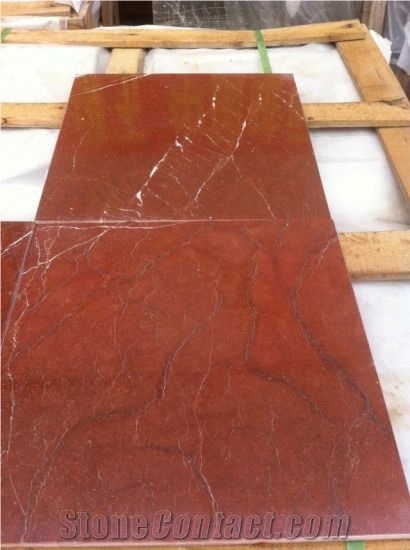 Coral Red Marble Slabs