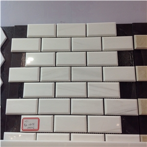 Dolomite Brick Marble Mosaic Bathroom Wall Mosaic