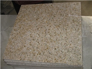 G682 Beige 2cm Polished Granite Slabs Floor Tiles