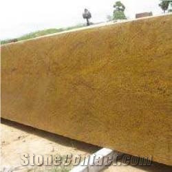 Golden Yellow Granite Slabs Tiles