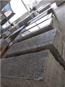 Grey Granite Tiles China White Wave Floor Covering
