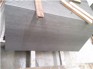Grey Wood Grain Marble Slabs Polished Wall Tiles