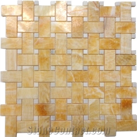 Herringbone Kitchen Backsplash Mosaic