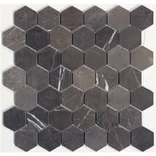 Hexagon Marble Kitchen Backsplash Mosaic