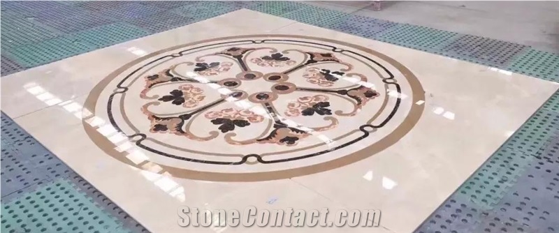 New Design Floor Mosaic Waterjet Medallions