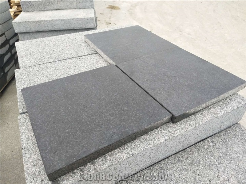 New G684 2cm Honed Granite Slabs Floor Tiles