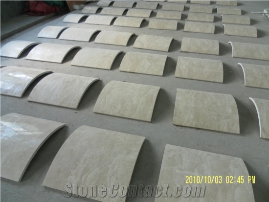 Oman Beige Marble Slabs Polished Tiles