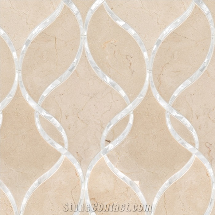 Polished Bathroom Backsplash Pattern Mosaic