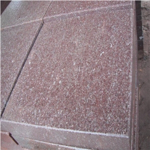 Red Porphyry 2cm Polished Granite Slabs Floor Tile