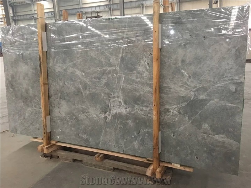 Silver Mink Grey Marble 2cm Slabs,Flooring Tiles