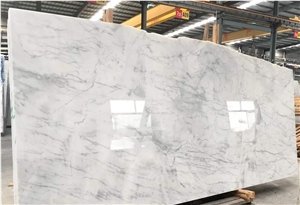 Statuario White Marble Wall Tile 2cm Slabs