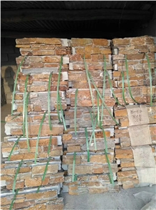 Rusty Grain Stacked Stone Veneers Wall Cladding