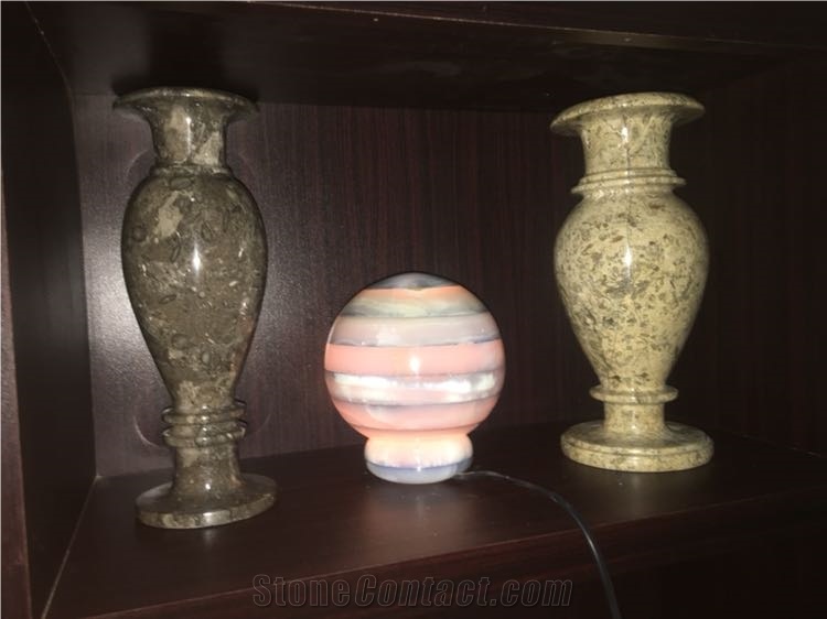 Lamp and Flower Vase for Mahnoor International