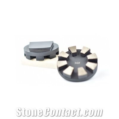 Concrete Abrasive Block With 16# Segment Grinding Wheel