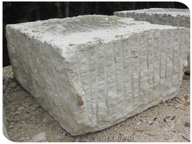 Bianco Perlino Marble Blocks