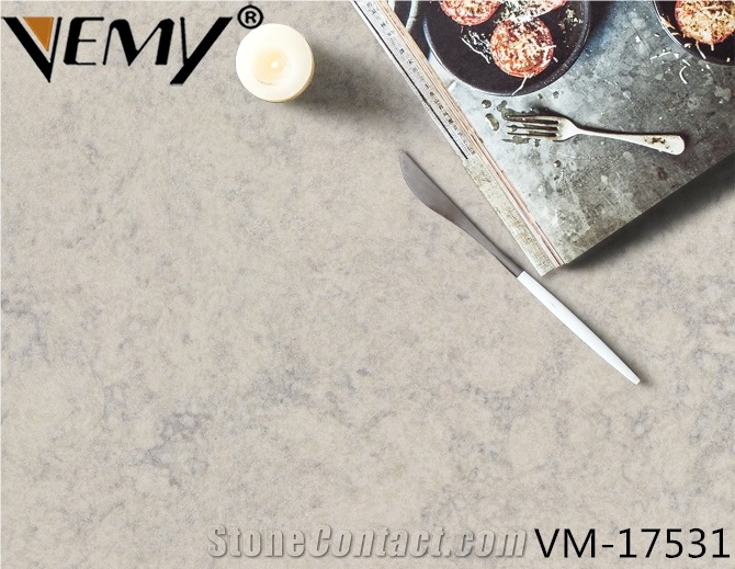 Vm-17531 Vemy Quartz Kitchen Bar Top Worktops