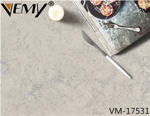 Vm-17531 Vemy Quartz Kitchen Bar Top Worktops