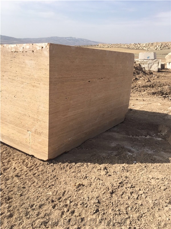 Desert Beige Travertine Blocks