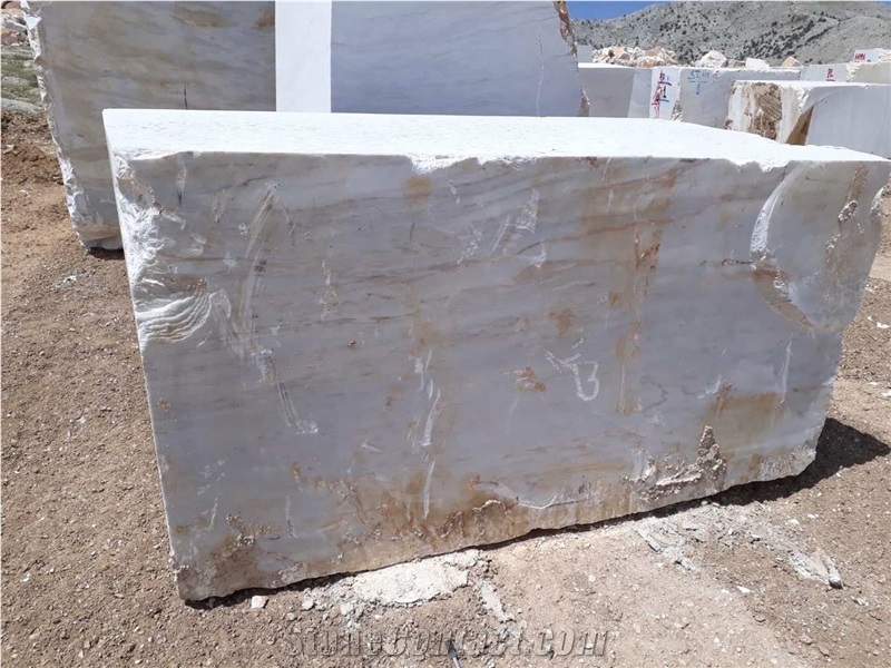 Turkey Glacier White Marble Block
