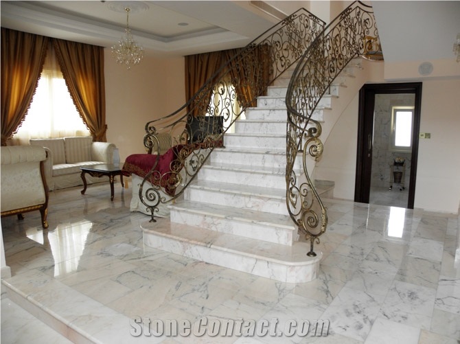 Parnonas White Marble Staircase