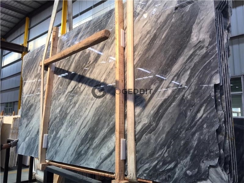 Bardiglio Carrara Gray Marble Slab Polished