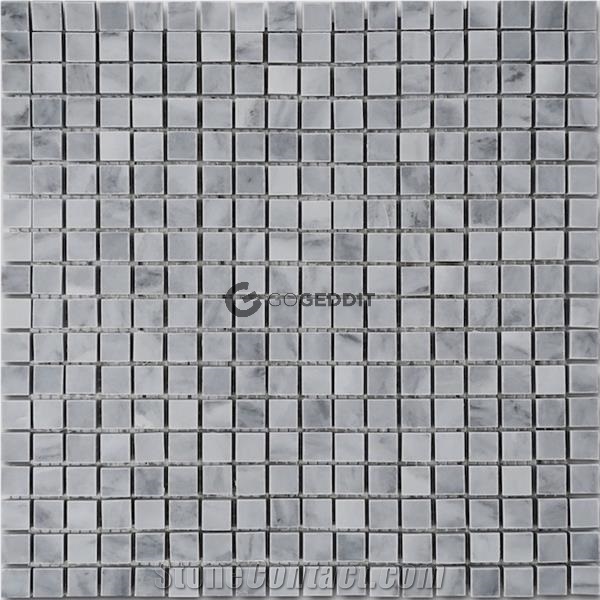 Bardiglio Gray 5/8" X 5/8" Square Honed Mosaic