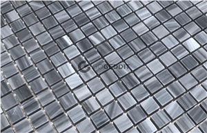 Bardiglio Gray 5/8" X 5/8" Square Polished Mosaic