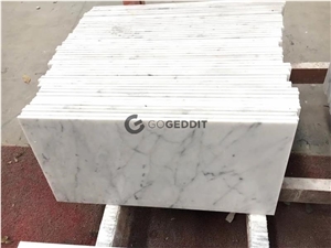 Carrara Bianco Marble Floor Tile Honed 12x24