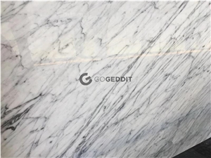 Carrara White Square Marble Table Top