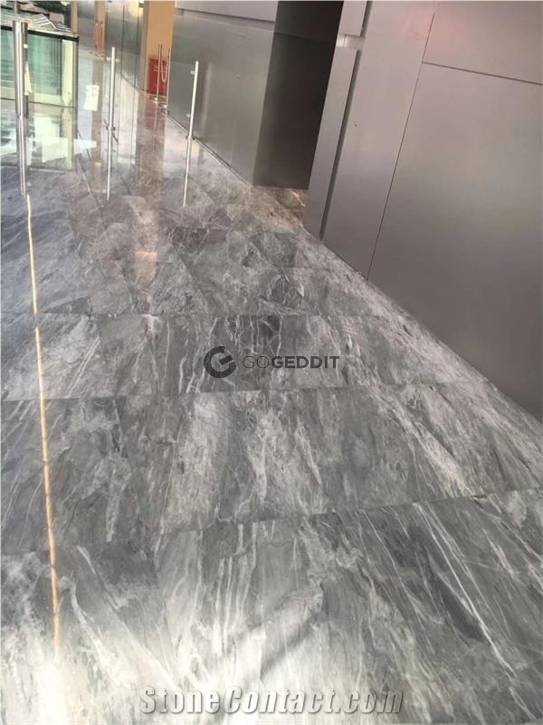 Italy Bardiglio Carrara Gray Marble Floor Tile