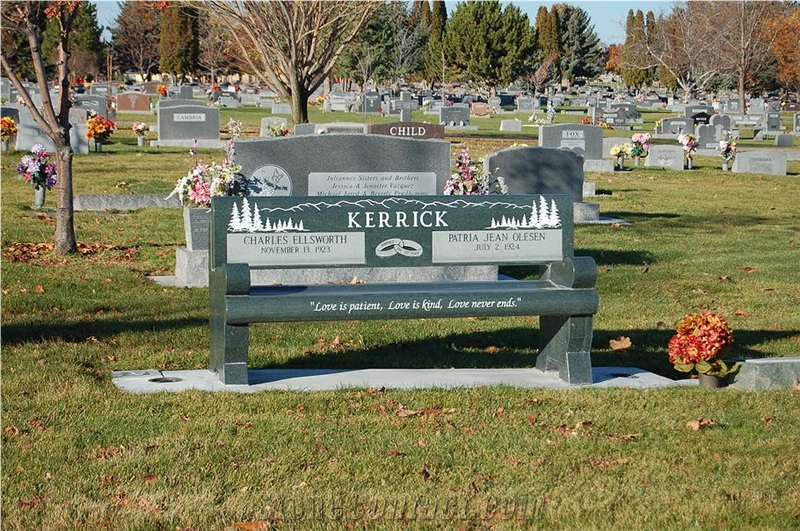 Granite Memorial Bench