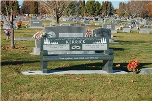Granite Memorial Bench