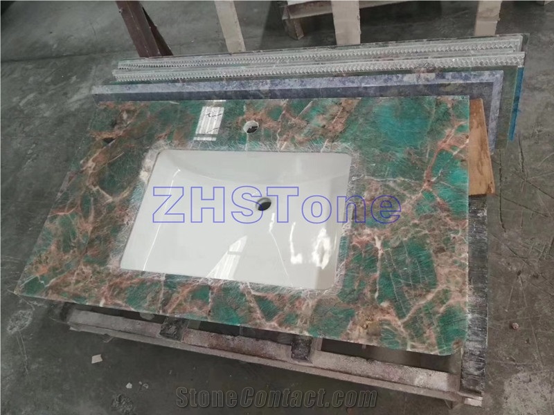 Amazon Green Granite,Verde Amazonas Granite Table